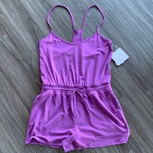 Beyond Yoga Shorts Romper Iris Purple